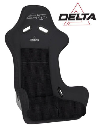 compare product PRP Delta Composite Seat- Black (PRP Silver Outline/Delta Silver- Black Stitching)