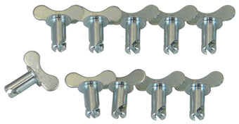 compare product Moroso Quick Fastener - Butterfly Head - 5/16in x .550in - Steel - 10 Pack