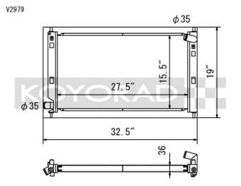 compare product Koyo 08-09 Mitsubishi Evolution X (AT/MT) / Ralliart Turbo Radiator
