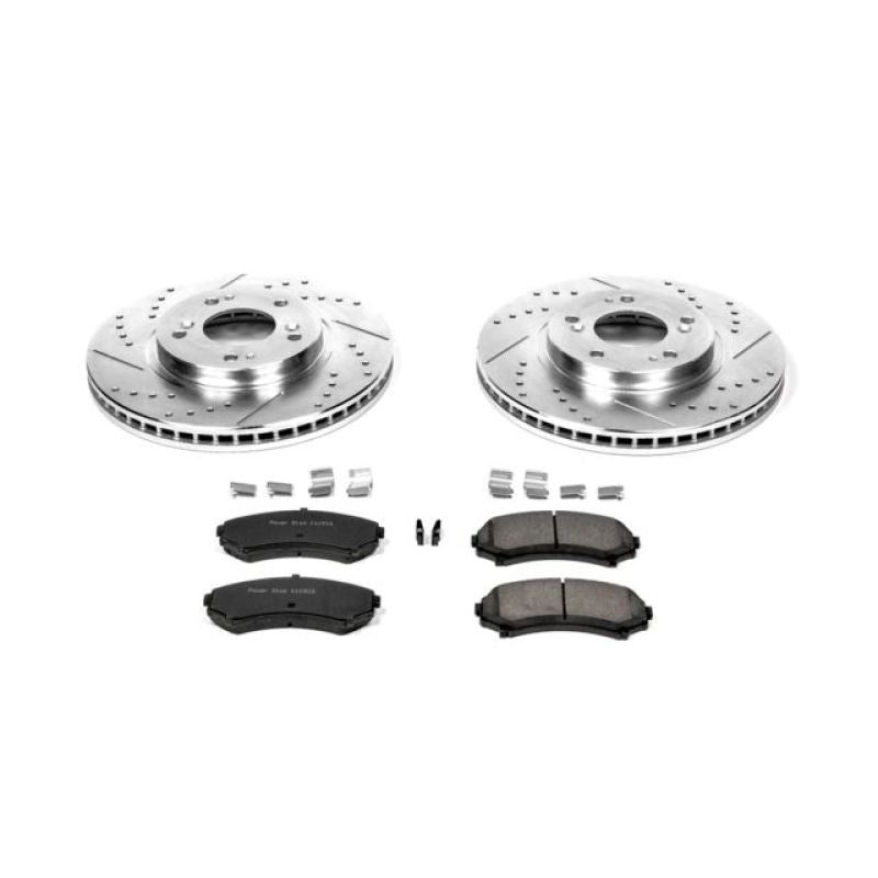 Power Stop 04 - 11 Mitsubishi Endeavor Front Z23 Evolution Sport Brake Kit - My Store