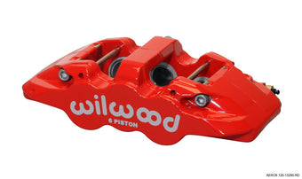 compare product Wilwood Caliper-Aero6-L/H - Red 1.62/1.12/1.12in Pistons 1.25in Disc
