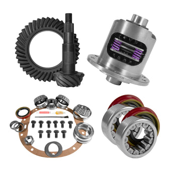 compare product Yukon 8.5in GM 4.56 Rear Ring & Pinion Install Kit 30 Spline Positraction Axle Bearings and Seals