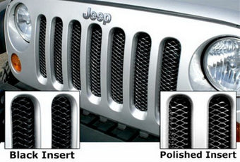 compare product Rampage 2007-2018 Jeep Wrangler(JK) Grille 3D Single Piece - Black