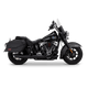 Vance & Hines 2025+ HD Softail Twin Slash 4in Round Black Slip - On Exhaust - My Store