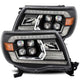 AlphaRex 05 - 11 Toyota Tacoma NOVA LED Projector Headlights Plank Style Alpha Black w/Activ Light/DRL - My Store