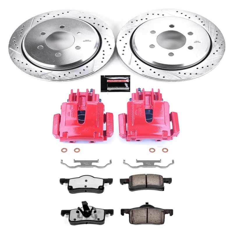 Power Stop 02 - 06 Ford Expedition Rear Z36 Truck & Tow Brake Kit w/Calipers - My Store