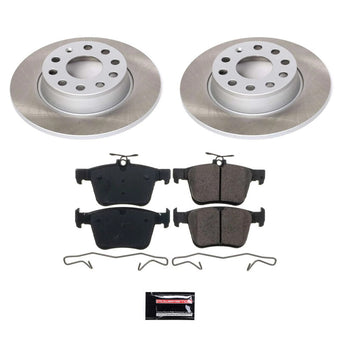 compare product Power Stop 15-19 Volkswagen e-Golf Rear Semi-Coated Rotor Kit