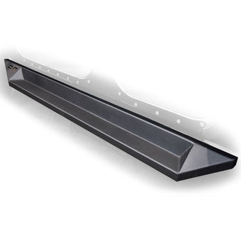 compare product DV8 Offroad 07-18 Jeep Wrangler JK Plated Steel Rock Slider Steps - Matte Black (4 Door Only)