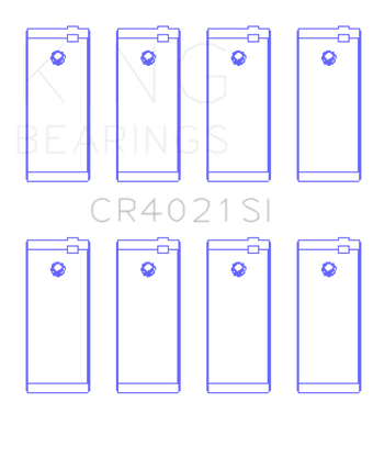 compare product King Engine Bearings Escort 1.9 1987/89 (Size +0.25mm) Connecting Rod Bearing Set