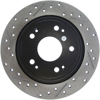 compare product StopTech 09-10 Acura TSX / 08-10 Honda Accord Coupe/05-10 Sedan Right Rear Slotted & Drilled Rotor