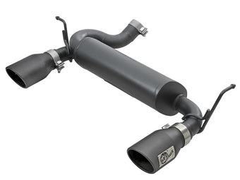 compare product aFe Rebel Series 2.5in 409 SS Axle-Back Exhaust w/ Black Tips 2007+ Jeep Wrangler (JK) V6 3.6L/3.8L