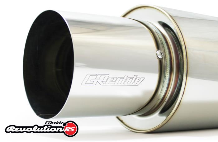 GReddy Universal 2.5in 3 - Bolt Tip Revolution RS Mufller - My Store