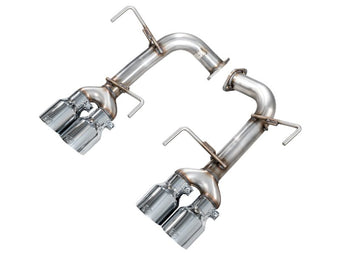 compare product AWE Tuning 22-25 Subaru VB WRX Track Edition Axle-Back Exhaust - Chrome Silver Tips