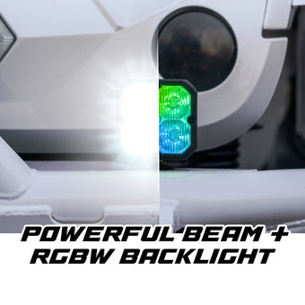 compare product XKGlow XKmax RGBW Addressable Cube Light Kit - Flood Beam