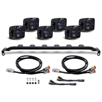 compare product Borne Off-Road 2021+ Ford Bronco Direct Fit Light Pods - Mod Bumper - 6x Pods - Bumper - Up