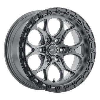 compare product Weld Off-Road W107 20X12 Ledge 6X139.7 ET-44 BS4.75 Satin Gun / Black Ring 106.1