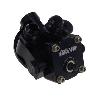 compare product Peterson Fluid Systems Primer Filter Mount -12AN 1 1/2-12 - Right Side Inlet