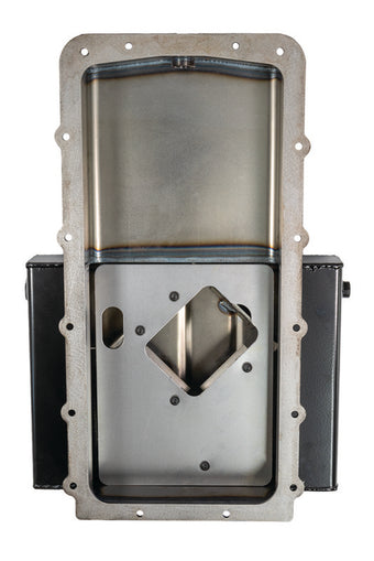 compare product Moroso Ford 5.0 Coyote/Cobra (w/Rear Sump) Road Race Baffled Wet Sump 9.5qt 4.5in Steel Oil Pan