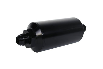 compare product Aeromotive In-Line Filter - (AN -8 Male) 10 Micron Fabric Element Bright Dip Black Finish
