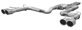 compare product aFe MACHForce XP SS Muffler 2.5in Center Inlet / 2.5in Dual Outlets 18in L x 9in W x 4in H Body