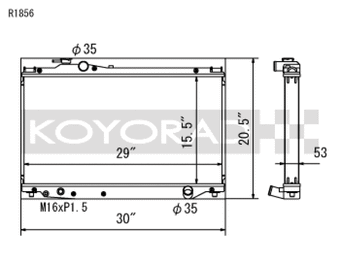 compare product Koyo 93-98 Toyota Supra NA/Turbo (MT) Radiator