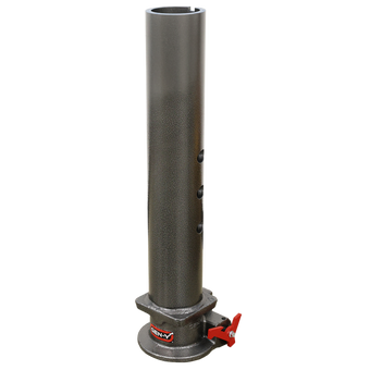 compare product Gen-Y Viking 4in Round Tube Gooseneck Static Hitch w/SnapLatch 2-5/16in Coupler 8.5K TW 30K