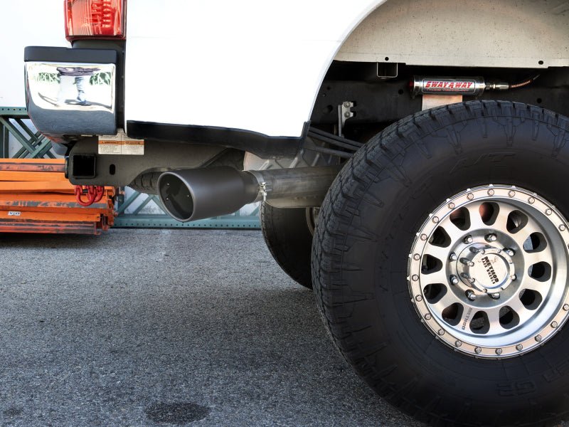 aFe MACHForce XP 4in Cat - Back SS - 409 Exhaust w/ Black Tips 2017 Ford Super Duty F - 250/F - 350 V8 - 6.2L - My Store