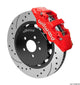 Wilwood AERO6 Front Kit 15.00in BBK - 08 - 12 Audi A4/A5/S5 - Drilled & Slotted Rotor - Red - My Store