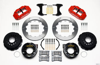 compare product Wilwood Narrow Superlite 4R Rear P-Brk Kit 12.88in Red 2005-2014 Mustang
