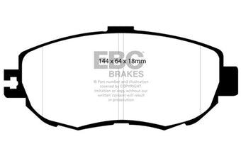 compare product EBC 93-94 Lexus LS400 4.0 Yellowstuff Front Brake Pads
