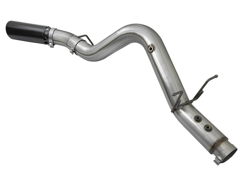 aFe LARGE BORE HD 5in 409 - SS DPF - Back Exhaust w/Black Tip 2017 GM Duramax V8 - 6.6L (td) L5P - My Store
