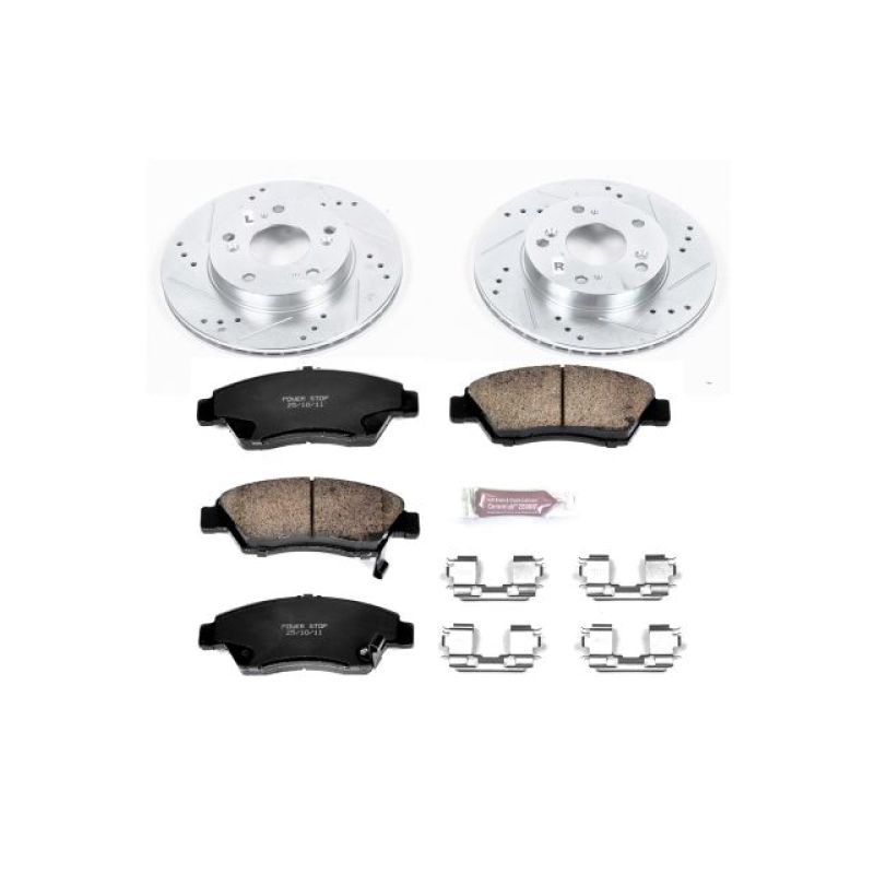 Power Stop 13 - 15 Acura ILX Front Z23 Evolution Sport Brake Kit - My Store