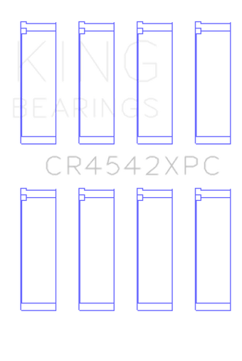 compare product King Engine Bearings Honda K-Series pMaxKote Performance Rod Bearing Set - Size +.026mm