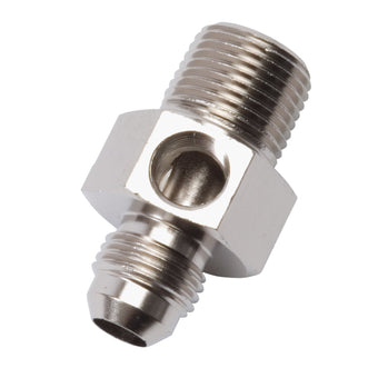 compare product Russell Performance -6 AN Flare to 1/4in Pipe Pressure Adapter (Endura)