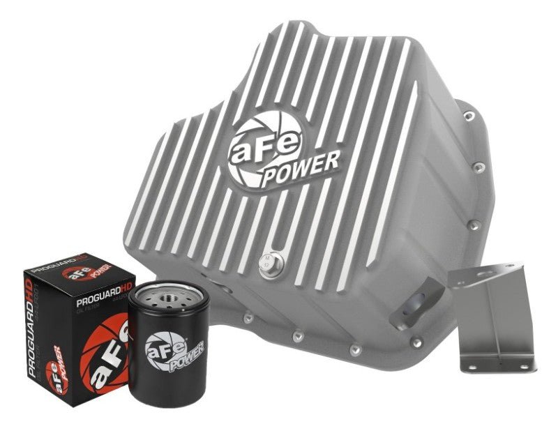 aFe Power 11 - 16 GM Diesel 2500HD / 3500HD V8 - 6.6L (TD) Street Series Engine Oil Pan Raw w/ Machined - My Store