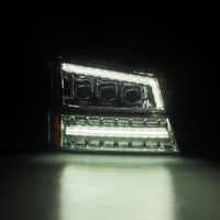 AlphaRex 03 - 06 Chevy Silverado 1500/2500HD/3500HD/Avalanche Chrome NOVA LED Proj Headlights - My Store