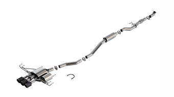 compare product Borla 2024 Acura Integra Type S ATAK Cat Back Exhaust - Carbon Fiber & Black Anodized