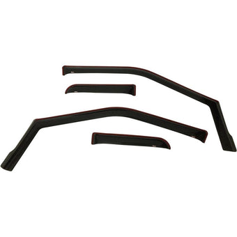 compare product Westin 2015-2018 Ford F-150 SuperCab In-Channel Wind Deflector 4pc - Smoke
