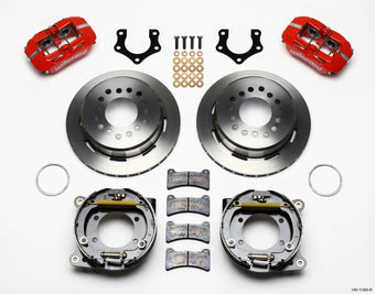 compare product Wilwood Dynapro Low-Profile 11.00in P-Brake Kit - Red Mopar/Dana 2.36in Off w/Snap Ring Bearing