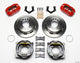 Wilwood Dynapro Low - Profile 11.00in P - Brake Kit - Red Mopar/Dana 2.36in Off w/Snap Ring Bearing - My Store