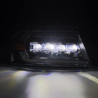 AlphaRex 04 - 08 Ford F - 150 (No 2004 Heritage) NOVA - Series LED Proj HL Alpha - Blk w/Actv Lgt / Seq. Sig - My Store