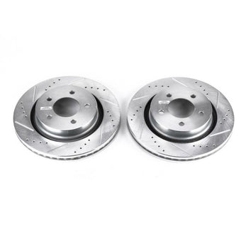 compare product Power Stop 99-04 Chrysler 300M Front Evolution Drilled & Slotted Rotors - Pair
