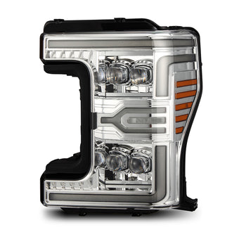 compare product AlphaRex 17-19 Ford F-250/350/450/550 Super Duty NOVA-Series LED Proj Headlights Chrome w/SS & SBDRL