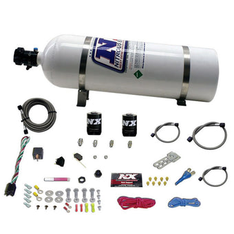 compare product Nitrous Express Dodge EFI Race Single Nozzle Nitrous Kit (100-250HP) w/15lb Bottle