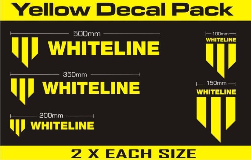 Whiteline Decal Kits 10 Pk Yellow - My Store