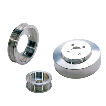 compare product BBK 94-95 Mustang 5.0 Underdrive Pulley Kit - Lightweight CNC Billet Aluminum (3pc)