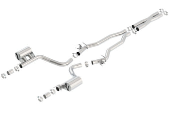 compare product Borla 15-16 Dodge Challenger Hellcat 6.2L V8 ATAK w/ Valve Simulator CB Exhaust Factory Valance