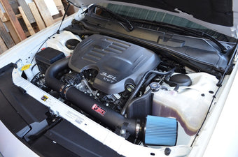 compare product Injen 11-14 Chrysler 300/Dodge Charger/Challenger V6 3.6L Pentastar w/MR Tech&Heat Shield Wrinkle Bl