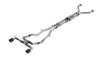 compare product Borla 22-24 Nissan Z 2.5in ATAK Cat Back Exhaust 4.5in Tip - Carbon Fiber Black Anodized