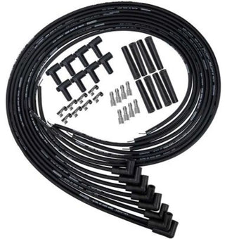 compare product Moroso Universal 90 Degree Plug Ends Black Ultra 40 Wire Set & Coil Pack Kit
